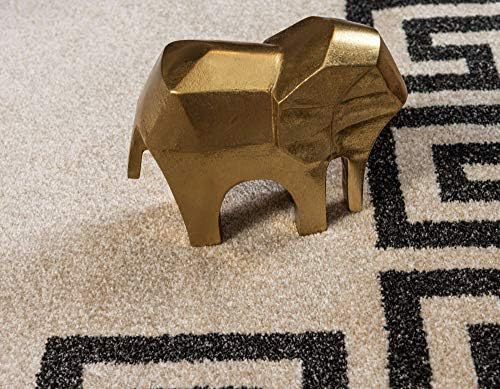 Unique Loom Athens Collection Classic Geometric Modern Border Design Area Rug...