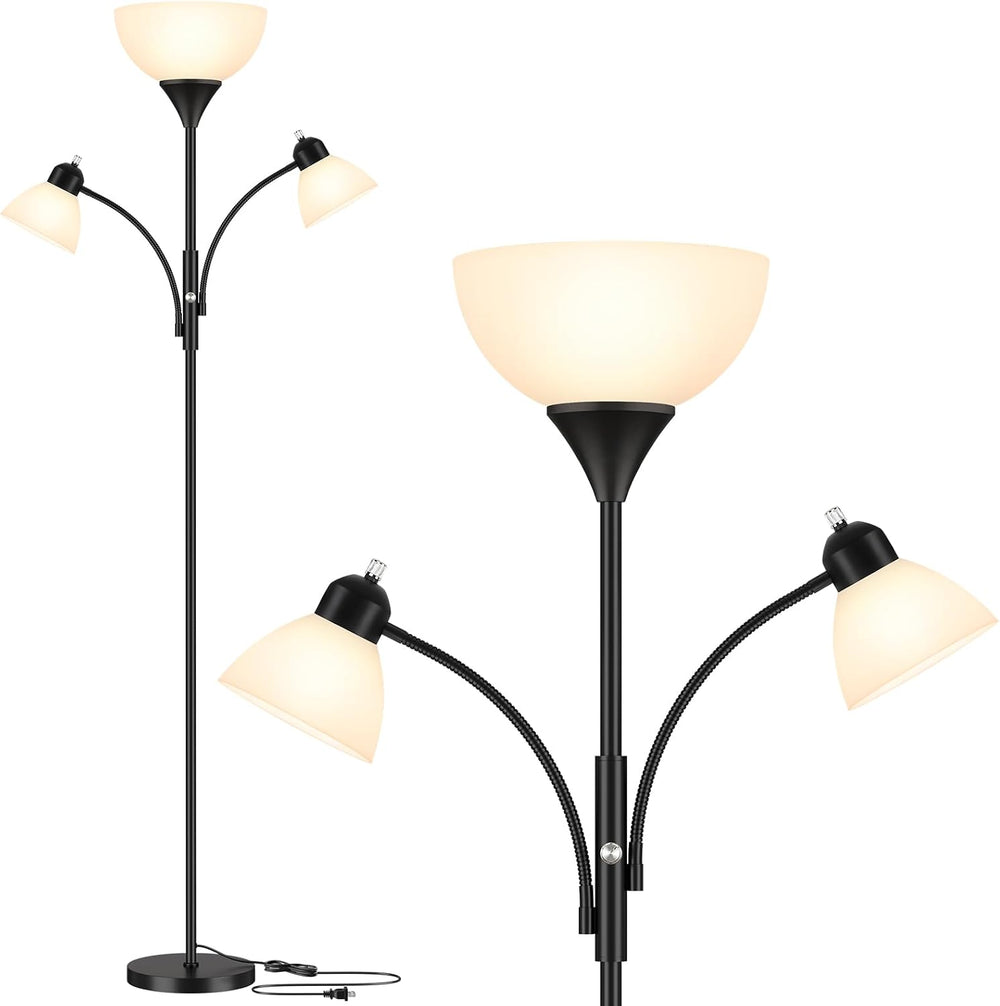 Coucrek Torchiere Floor Lamps for Living Room, 72" Dimmable Reading Lamp