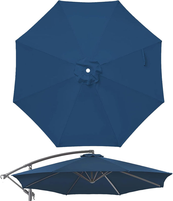 10ft Patio Umbrella Replacement Canopy for 8 ribs, Fits Hanging Offset Cantilever Market Outdoor Patio Shades,Canopy Only