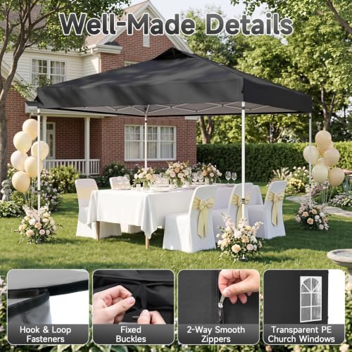 Tangkula 10x10 FT Pop Up Canopy with Center Lock