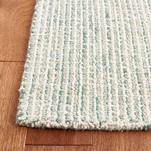 SAFAVIEH Abstract Collection Area Rug - 10' x 14', Green & Ivory,...