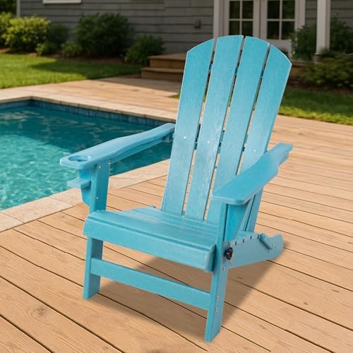 Kozyard Folding Adirondack Chair, Patio Outdoor Chairs