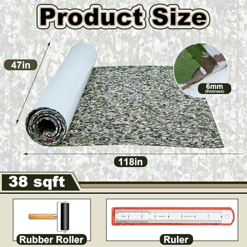 Tinideya Boat Flooring EVA Foam 118" x 47" Boat Decking Non Slip Ma...