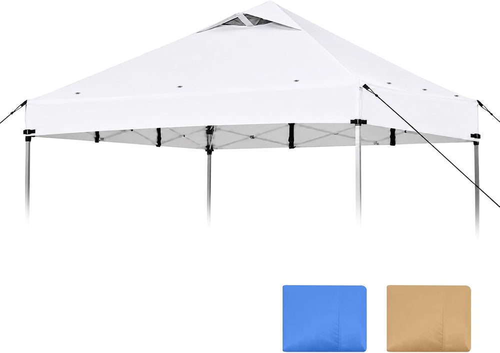 10x10 Canopy Replacement Top, Heavy Duty Pop Up Cover Air Vent (Top Only)