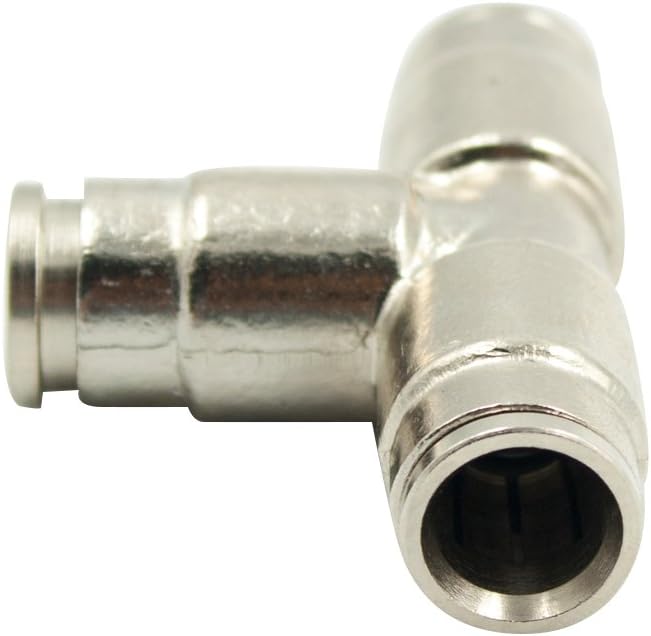 10pcs Nickel Plated Brass Push to Connect Fitting for High Pressure Mist Cool...