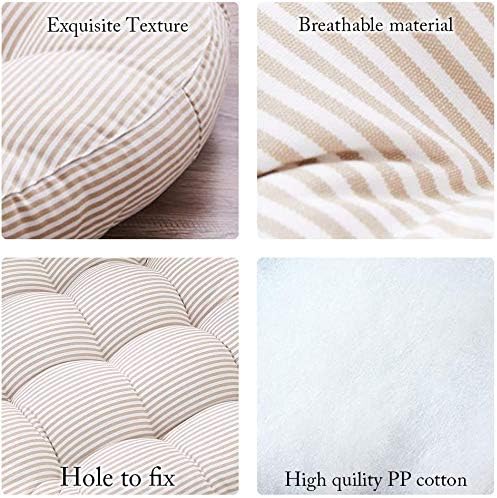 Tiita 22 Inch Floor Cushion - Round Outdoor Chair Cushion Pad
