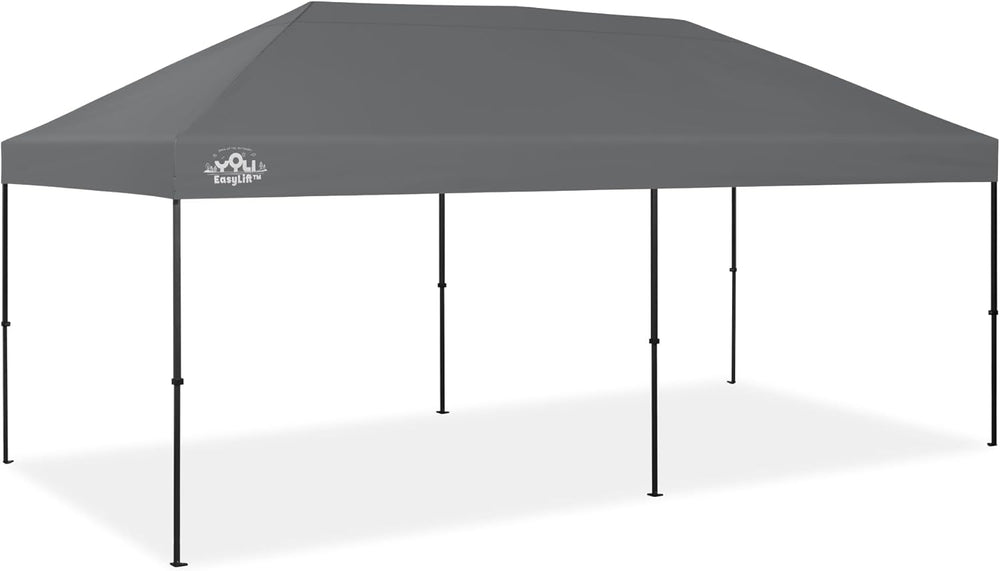 YOLI Fortitude EasyLift 200 Instant Pop-Up Canopy, 10x20 Heavy Duty Pavilion ...