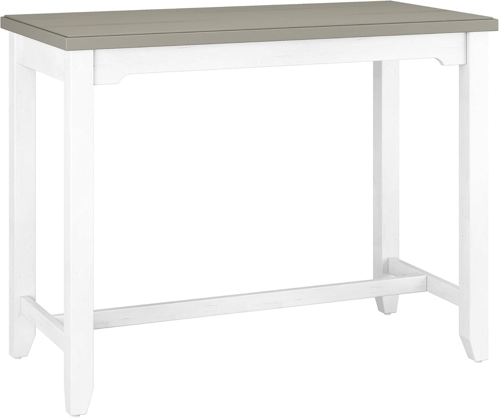 Hillsdale Furniture Hillsdale Clarion Side, Distressed Gray/Sea White Counter...