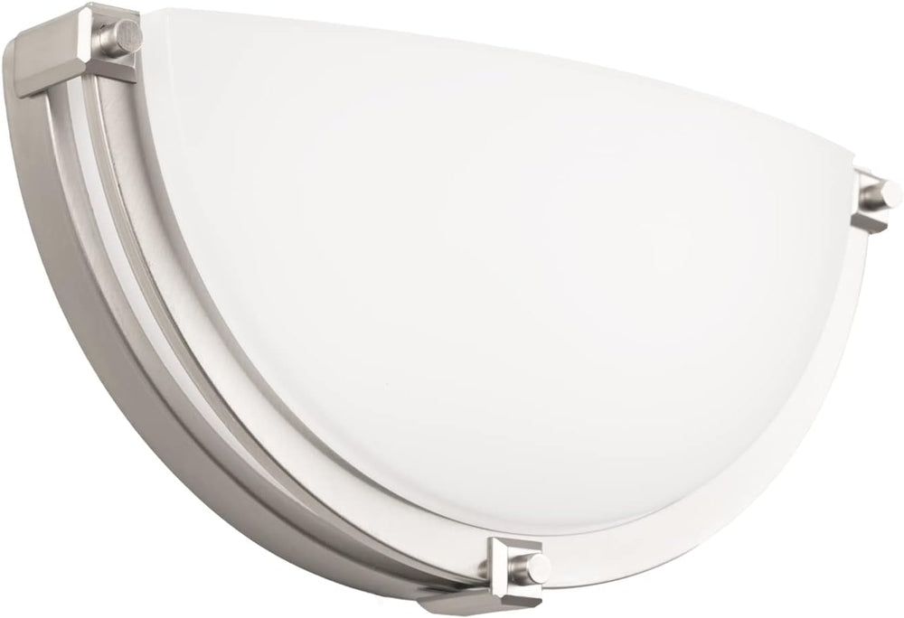 13 inch Dimmable LED Wall Sconce, Half Moon Wall Light Fixture, 3000K/4000K/5...