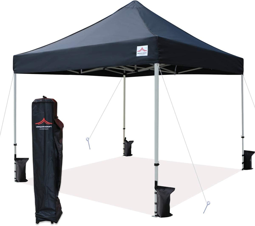 10'x10' Pop Up Canopy Tent Commercial Instant Shelter with Heavy Duty...