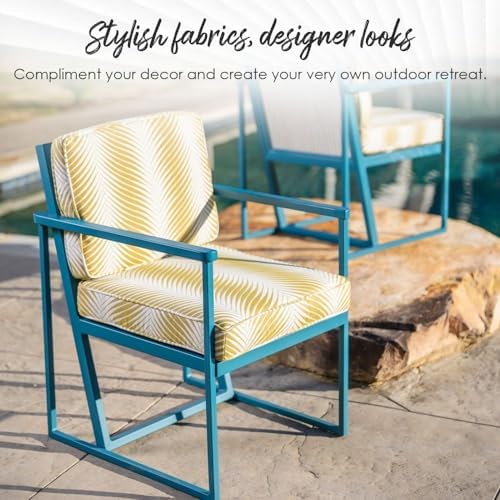 RSH DECOR: Deep Seating Loveseat Cushion Set | 46" x 26" Loveseat |...