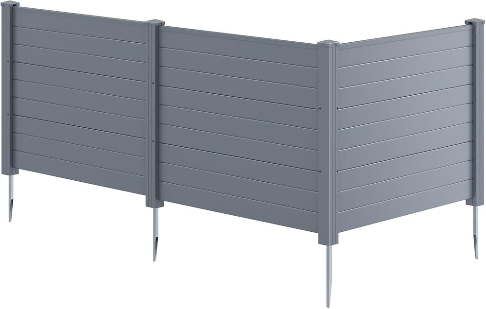 GIANTEX No-Dig Air Conditioner Fence, 3 Panels, 48''W x 36''H...