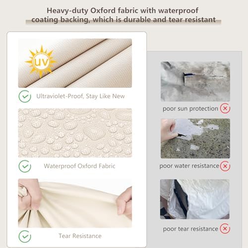 Patio Chair Covers Waterproof 2 Pack, 30" W x 34" D x 36" H