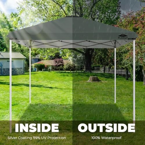 10x10ft Replacement Canopy Top with Air Vent, Waterproof & UV Protection ...