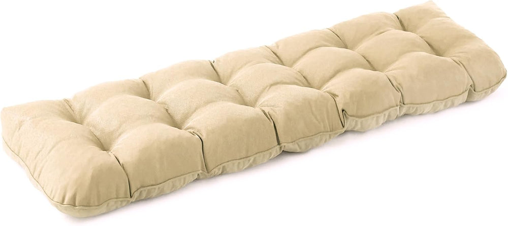 IPYNBAP Outdoor Bench Cushion, 59x18x5 Inch, Beige