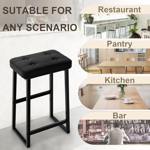 Bar Stool, Counter Height Bar stools, Modern Kitchen Island Chairs, Synthetic...