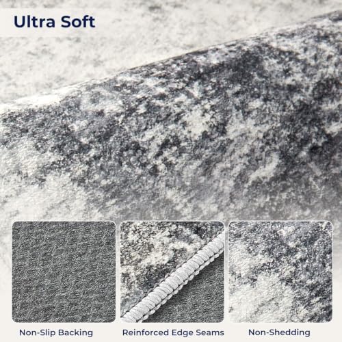 DMOYEST 10x14 Area Rug for Living Room Washable Abstract Indoor Carpet