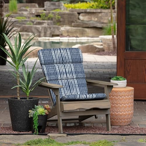 Arden Outdoor Adirondack or Rocking Chair Cushion, 20 x 17, Rain-Proof, Fade ...