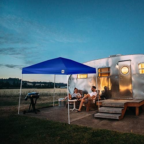 E-Z UP Sierra II Instant Pop Up Outdoor Canopy 10' x 10', Roller Bag ...