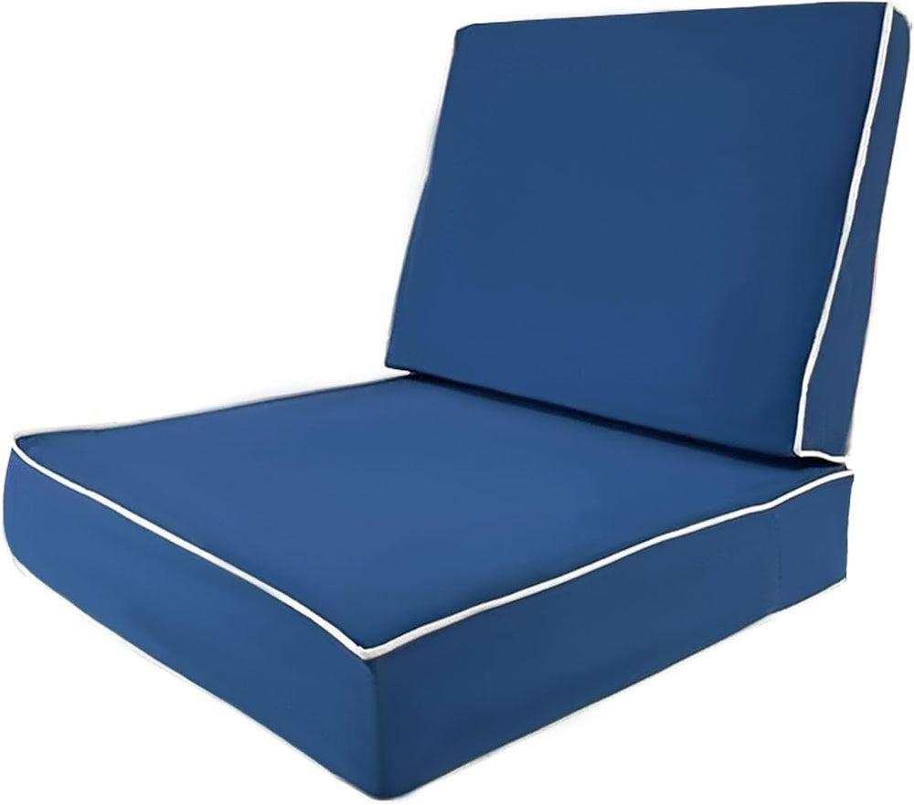 24x24x5 Inch Outdoor Cushions for Patio Furniture, Fade Resistant Deep Seat C...