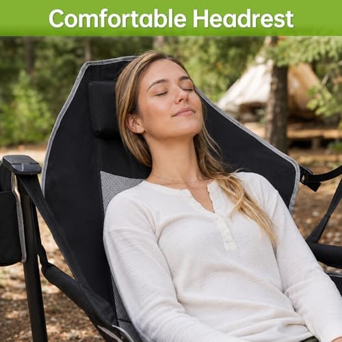 Aohanoi Hammock Camping Chair,Heavy Duty Swinging Rocking Camping Chairs for ...