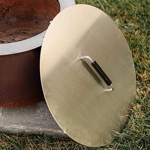 Breeo X Series Lid 24 - Stainless Steel Fire Pit Cover & Firepit Lid
