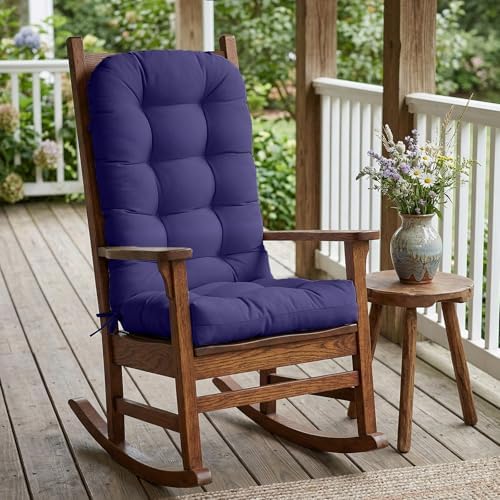COOS BAY High Back Adirondack Chair Cushions for Outdoor Furniture, 49x20x5 i...