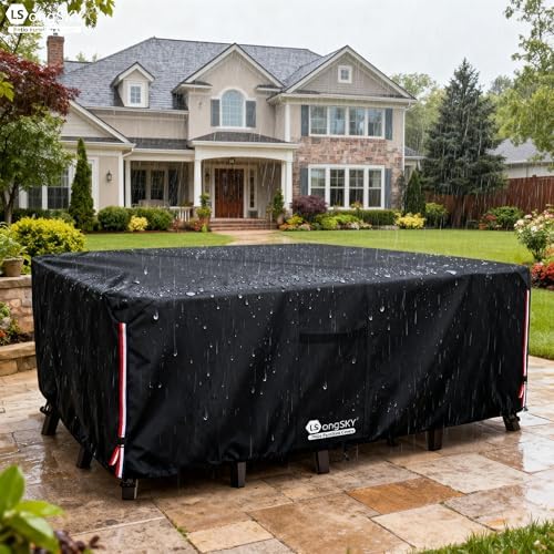 Outdoor Furniture Covers Waterproof,600D Heavy Duty Patio Furniture Covers fo...