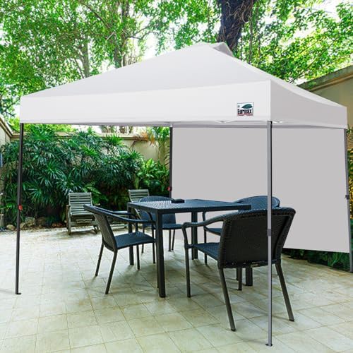 Eurmax USA NOMATTER ONE-Person Open&Close 10x10ft Pop Up Canopy Tent,Port...