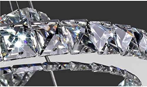 Crystal Chandeliers Modern LED Ceiling Lights Fixtures Pendant Lighting Dinin...