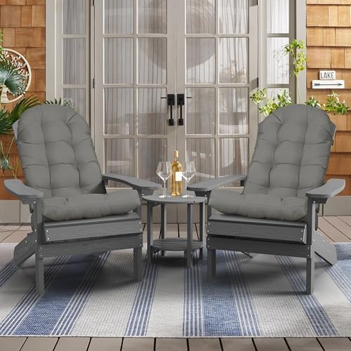 Adirondack Chair Cushion, 49x20x4'' Rocking Chair Pads Set of 4, Ligh...