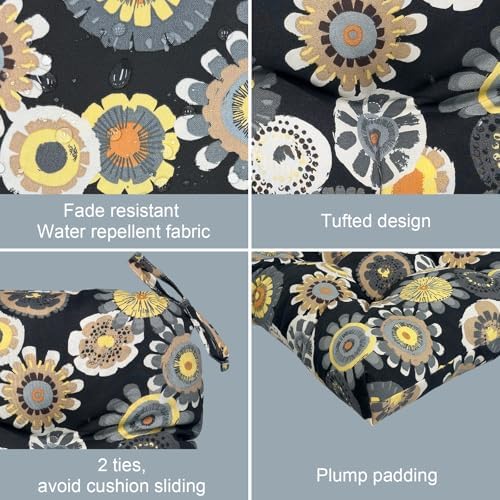 LVTXIII Outdoor Wicker Chair Cushions, 19"x19"x4" Patio Chair ...