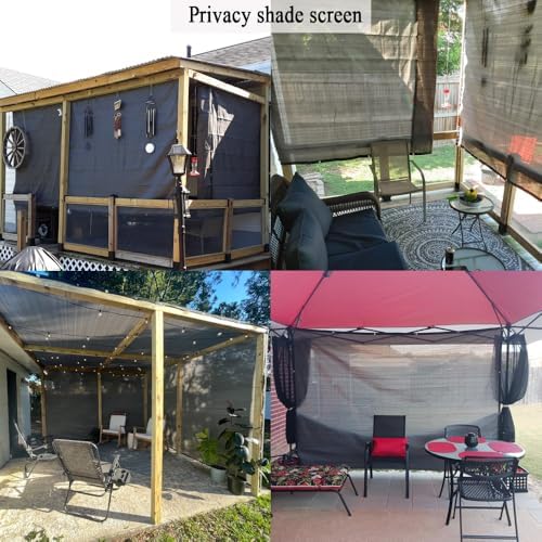 8X20 Ft Shade Cloth for Patio, 90% UV Block, 200GSM Sunshade Fabric