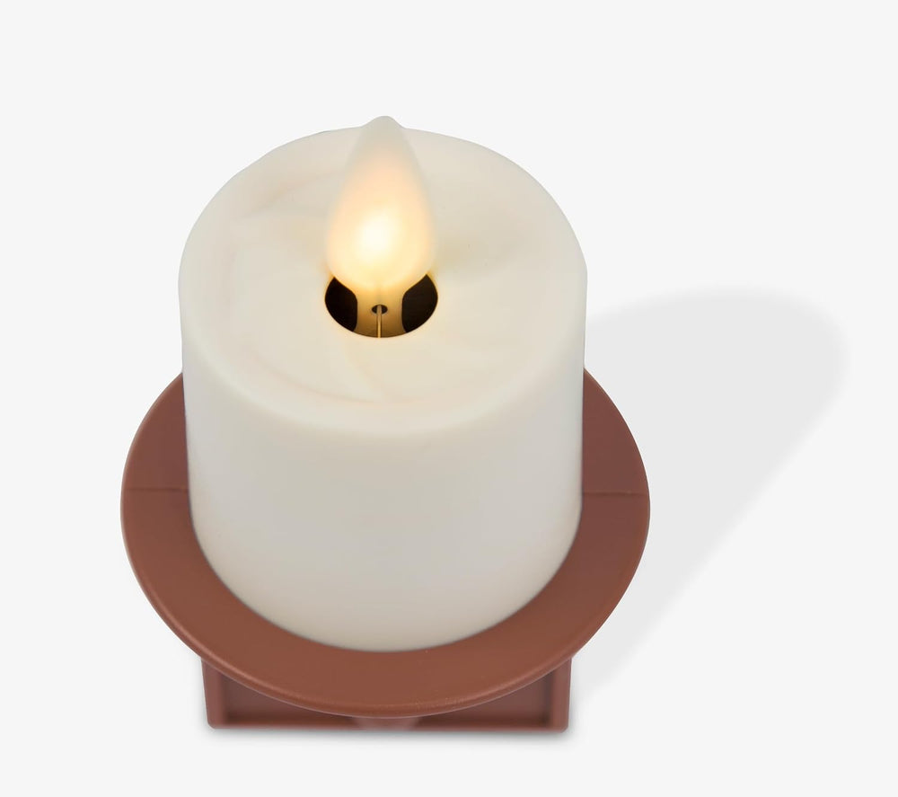 Luminara Flameless Candle Nightlight w/Dusk to Dawn Light Dark Auto Sensor, B...