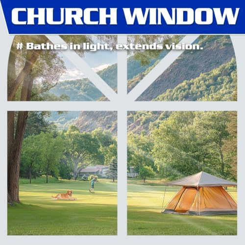 FANPAT Church Sidewalls for 10x10 Pop Up Canopy, White(3Pcs Sidewalls Only)