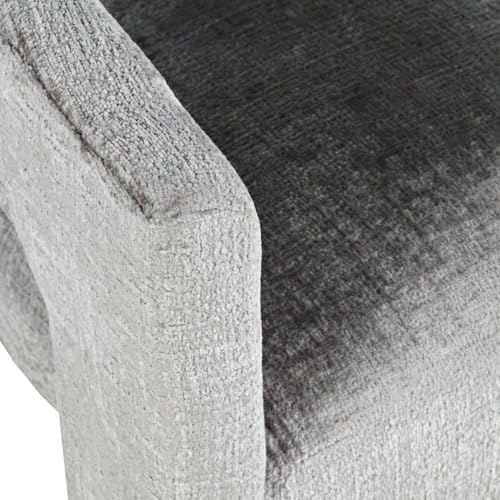 Jofran Gwen Gray Upholstered Counter Stool with Arms – Versatile Barstools – ...