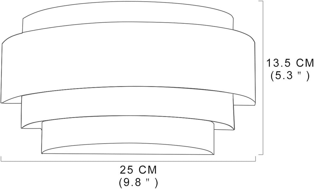 LightInTheBox Modern Wall Sconce Set of 2 Indoor Wall Light Fixture Half Moon...