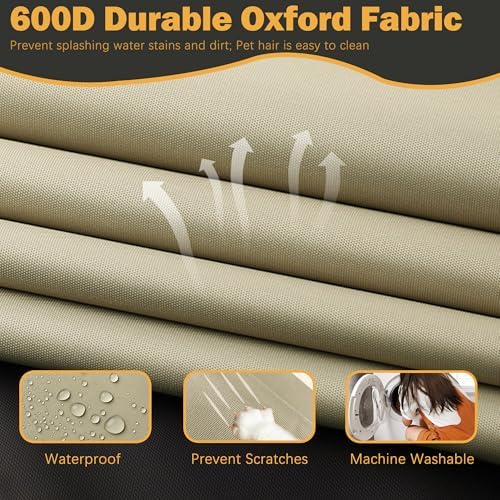 Sqodok Patio Cushion Cover 19x19 inch, 4Pack Sofa Cushion Cover Replacement