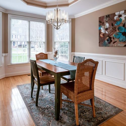 5-Light Dining Room Chandelier,Small Chandeliers Brushed Nickel