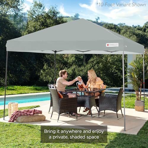 Best Choice Products 8x8 Pop Up Canopy Tent, EZ Setup, Silver