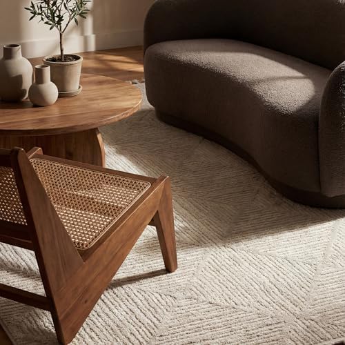nuLOOM Kerry Cream Geometric Power Loomed Area Rug, 12' x 15'