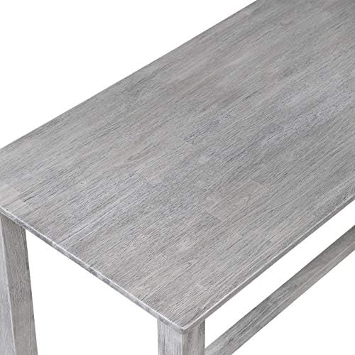 Boraam Sonoma Pub Table - Storm Gray Wire-Brush