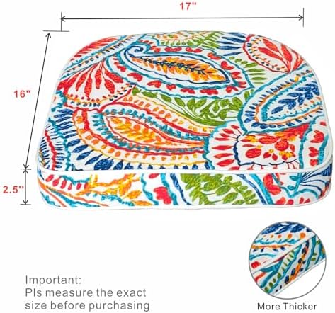 JMGBird Outside Chair Cushions Outdoor Cushions for Chairs