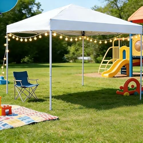 ZENY 10x10 Pop Up Canopy Tent Easy Set-up Outdoor Patio Canopy Adjustable Str...