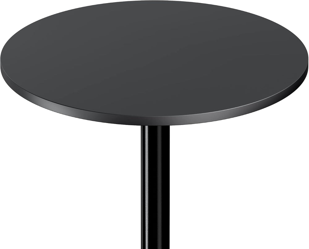 Winsome Obsidion Round Tall Pub Table, Black, 40"