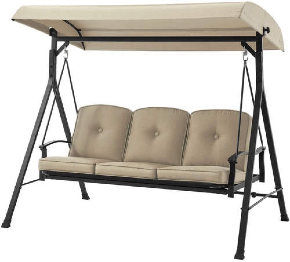 Garden Winds Replacement Canopy for Belden Park Swing Version I – Will fit Mo...