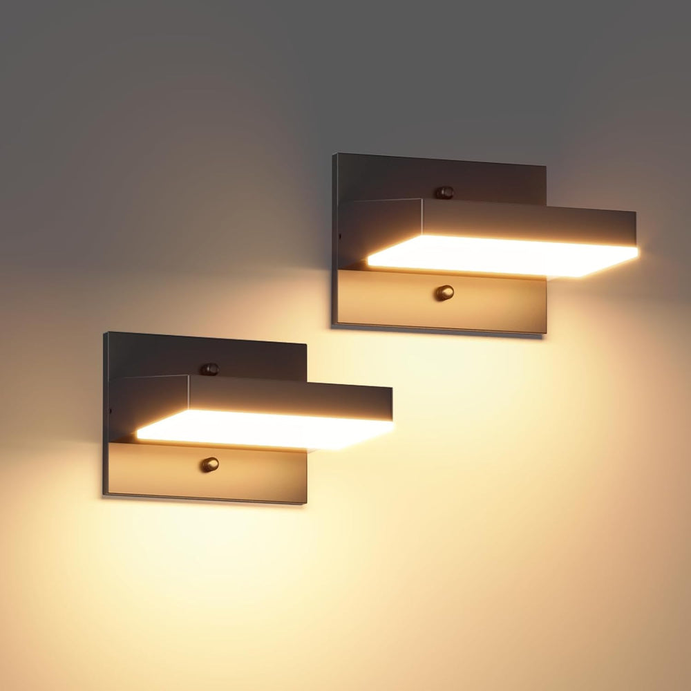 Tipace Outdoor Wall-Porch-Light,Modern Exterior LED Wall Sconce,24W-Led Black...