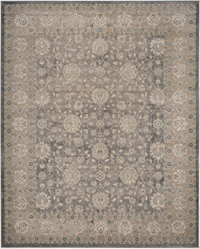 SAFAVIEH Sofia Collection Area Rug - 10' x 14', Light Grey & Beig...
