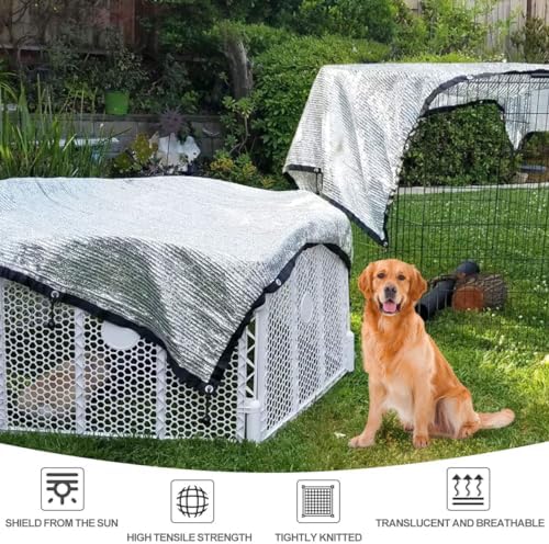 Aluminum-Shade Cloth 10x20',Reflective 80% Aluminum Shade Cloth-for Car G...