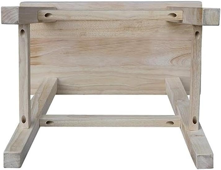 International Concepts Saddle Seat Stool, 18-Inch Seat Height, Solid Parawood...